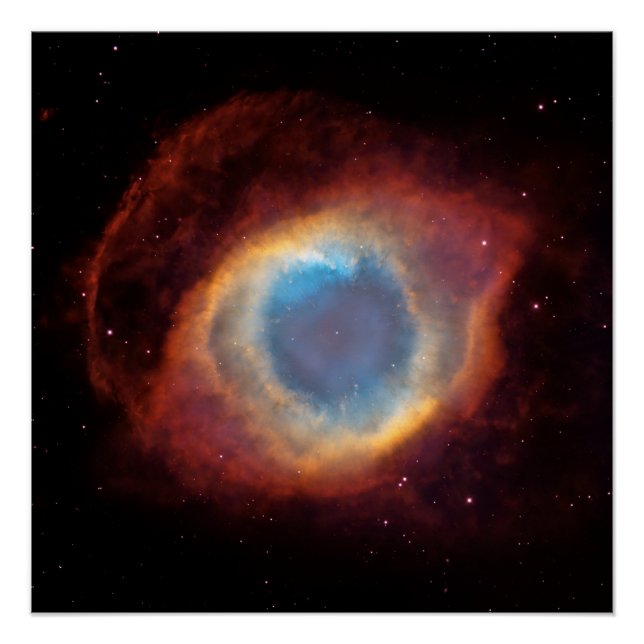 Pôster Helix Nebula Celestial Foto (Frente)