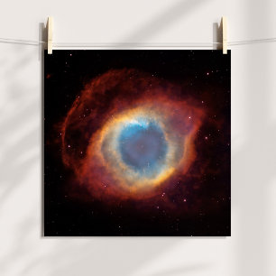 Poster Helix Nebula Celestial Foto