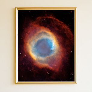 Poster Helix Nebula Celestial Photo 8x10