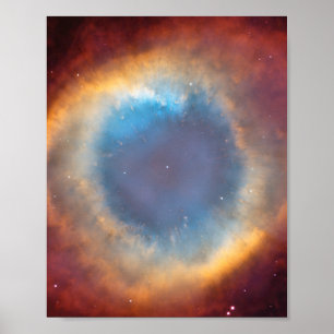 Pôster Helix Nebula, do Hubble