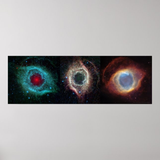 Pôster Helix Nebula Eyes 36x12 (36x12) (Frente)