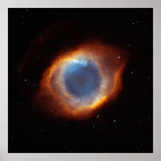 Pôster Helix Nebula "Olho de Deus" Telescópio Hubble
