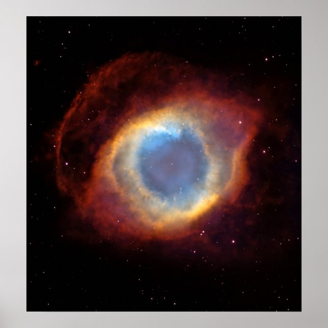 Poster Helix Nebula (Telescópio Hubble) (Frente)