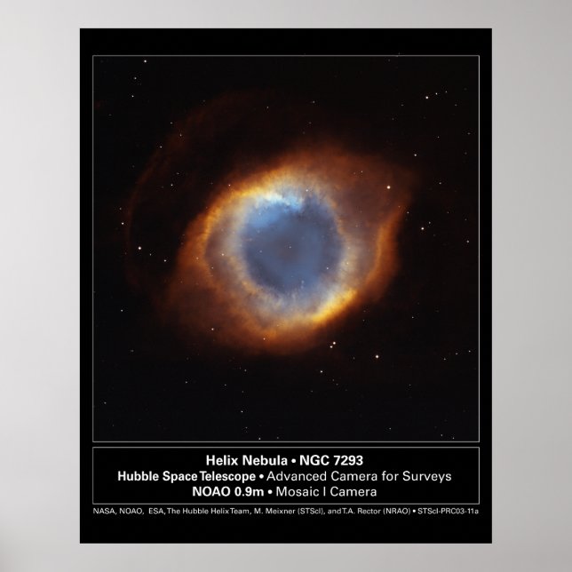 Pôster HelixNebula-NGC7293-2003-11a (Frente)