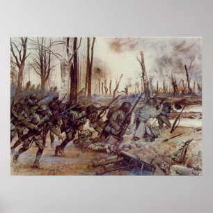 Pôster Hell Fighters from Harlem by H Charles McBarron Jr