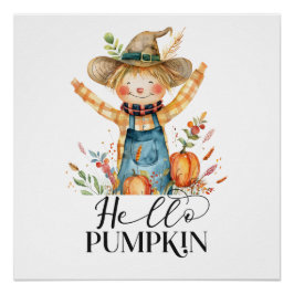 Pôster Hello Pumpkin-Digital Download Poster