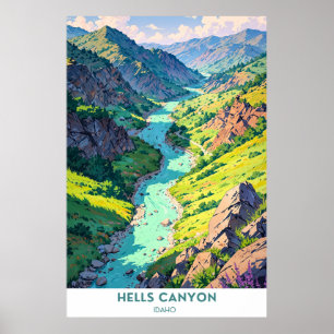 Poster Hells Canyon, Idaho