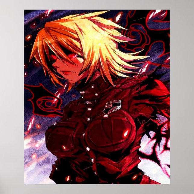 Poster Hellsing Seras Victoria Rage nas Sombras (Frente)