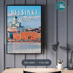 Poster Helsinki, ville de l'Architecture nordique<br><div class="desc">Helsinki est la capitale de la Finlande. Helsínquia,  elle est la plus grande ville de Finlande. Helsinki est la capitale la plus septentrionale du monde après Reykjavik,  la capitale de l'Islande.</div>