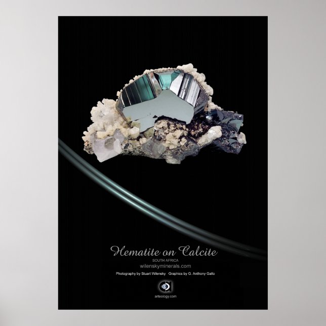 POSTER HEMATITE CALCITE (Frente)