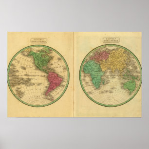 Pôster Hemisfério de W, hemisfério de E