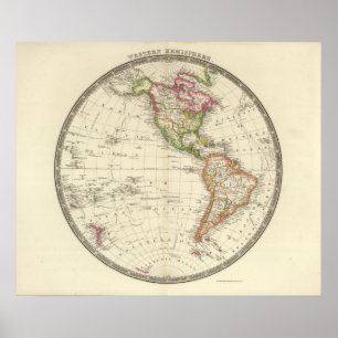 Pôster Hemisfério ocidental 10