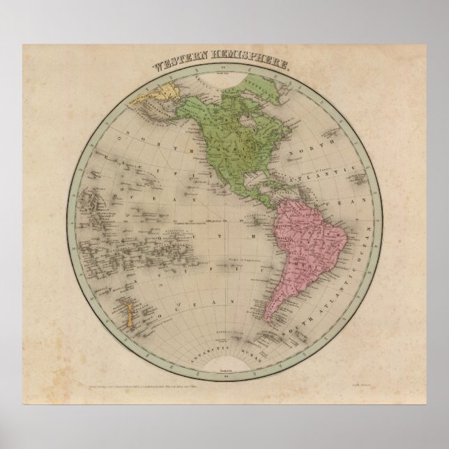 Pôster Hemisfério ocidental 9 (Frente)