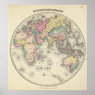 Pôster Hemisfério Oriental 16