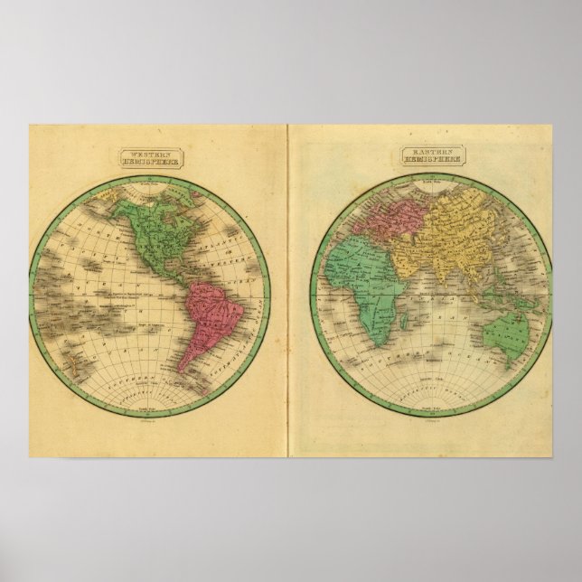 Pôster Hemisfério W, Hemisfério E (Frente)