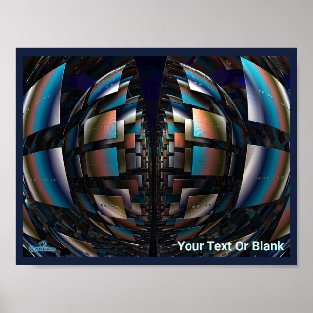 Poster Hemisférios Concentrados (Frente)