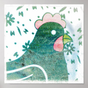 Poster Hen Art