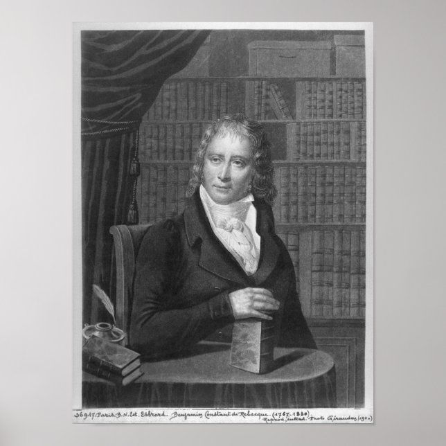 Poster Henri Benjamin Constant de Rebecque (Frente)