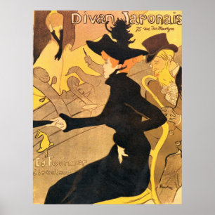 Poster Henri de Toulouse-Lautrec - divã Japonais