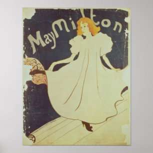 Pôster Henri de Toulouse-Lautrec maio Milton, France