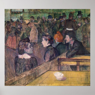 Poster Henri de Toulouse-Lautrec no Moulin de la GA