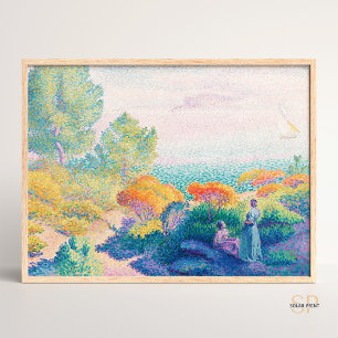 Poster Henri Edmond Cross Duas Mulheres pela Pintura Shor