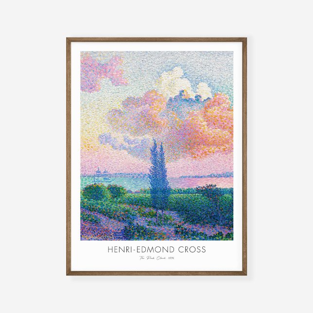Poster Henri Edmond Cross Pink Cloud Art Exhibation (Criador carregado)