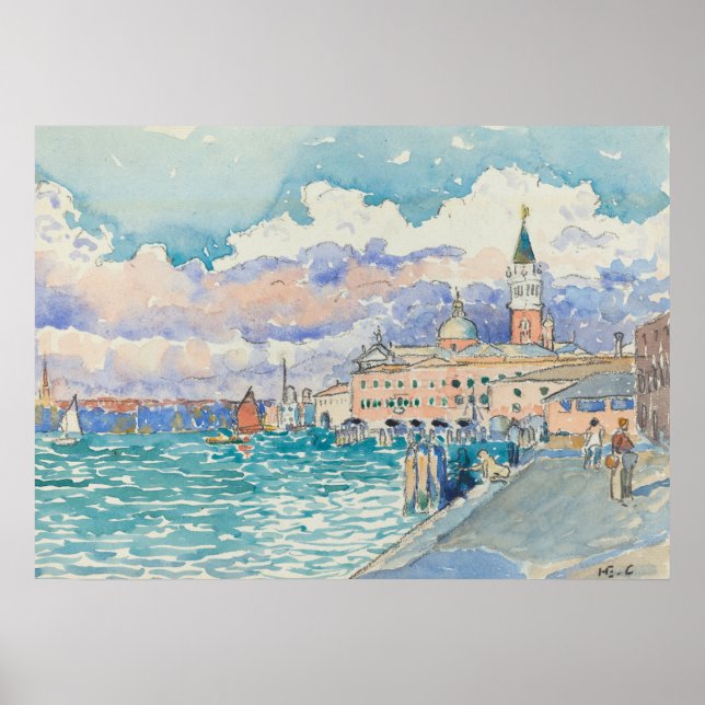 Poster Henri-Edmond Cross - Veneza, 1903 (Frente)