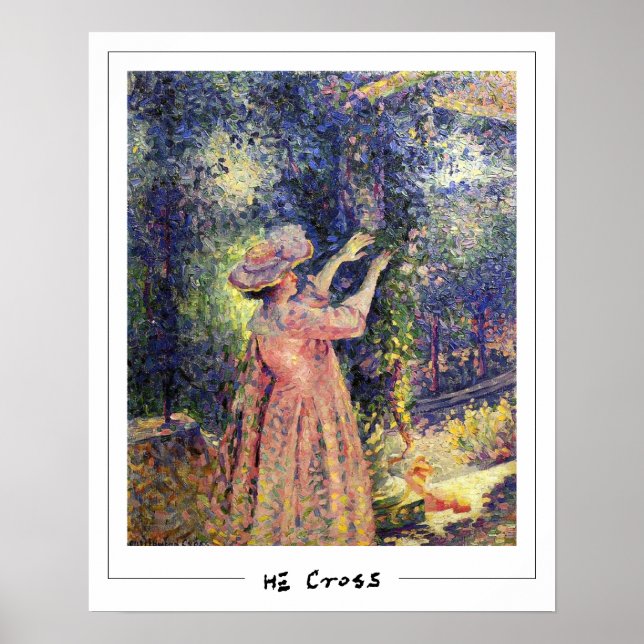 Poster Henri-Edmond Cross Zedign Cartaz de Arte #12 (Frente)