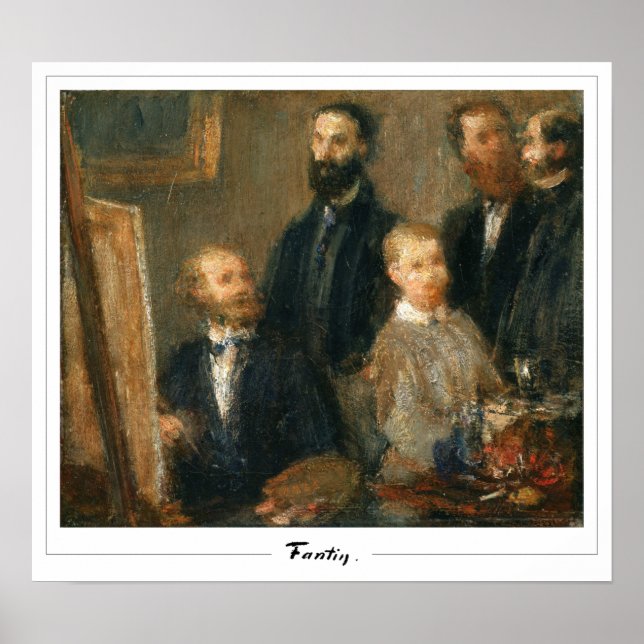 Poster Henri Fantin-Latour Cartaz de Arte Zedign #5 (Frente)