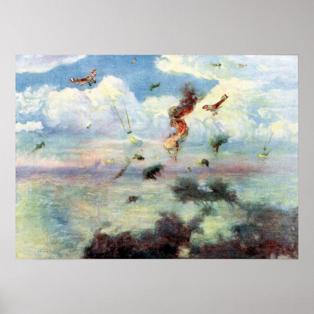 Poster Henri Farre O Inimigo Fica Cego (Frente)