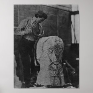 Poster Henri Gaudier-Brzeska, c.1910