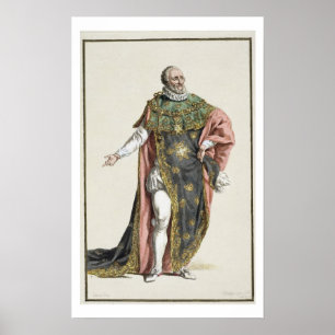 Poster Henri IV (1553-1610) King of France, de "Receuil