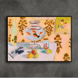 Pôster Henri Matisse Goldfish Bowl, Colorful Still Life