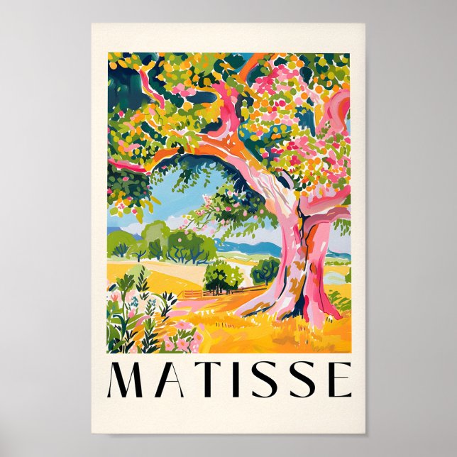 Poster Henri Matisse Impressão, Oak Tree Art, Landscape P (Frente)