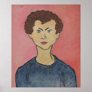 Poster Henri Matisse - Retrato de Allan Stein - 1907