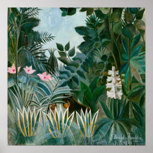 Poster Henri Rousseau - A Selva Equatorial