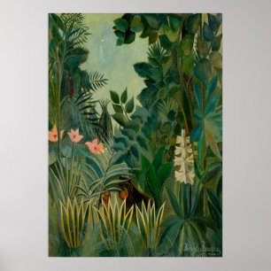 Poster Henri Rousseau - A Selva Equatorial