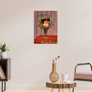 Poster Henri Rousseau, Buquê de Flores,