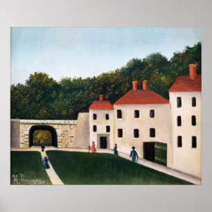 Poster Henri Rousseau - Caminhantes num Parque