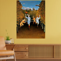 Henri Rousseau - Jogadores De Futebol
