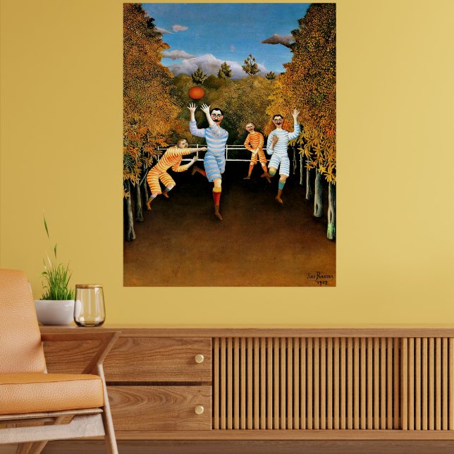 Poster Henri Rousseau - Jogadores De Futebol (Sala de Estar 2)