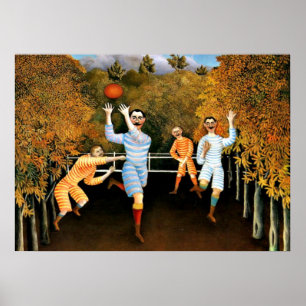 Poster Henri Rousseau - Jogadores De Futebol