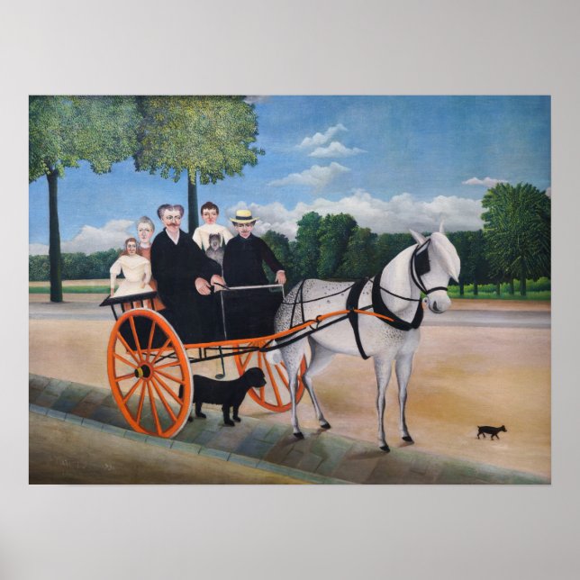 Poster Henri Rousseau - La Carriole du pere Junier (Frente)