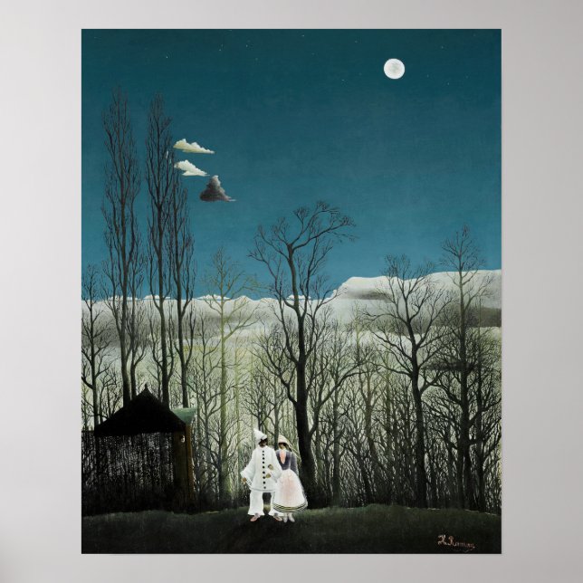 Poster Henri Rousseau - Noite de Carnaval (Frente)