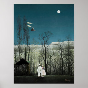 Poster Henri Rousseau - Noite do Carnaval