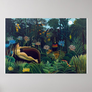 Poster Henri Rousseau - O Sonho / Le Reve