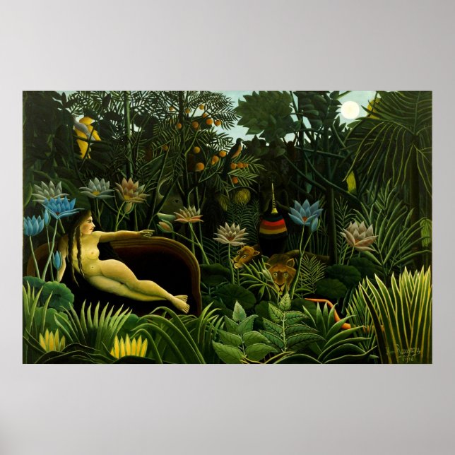 Pôster Henri Rousseau Painting (Frente)