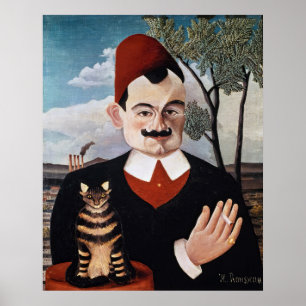 Poster Henri Rousseau - Retrato de Pierre Loti
