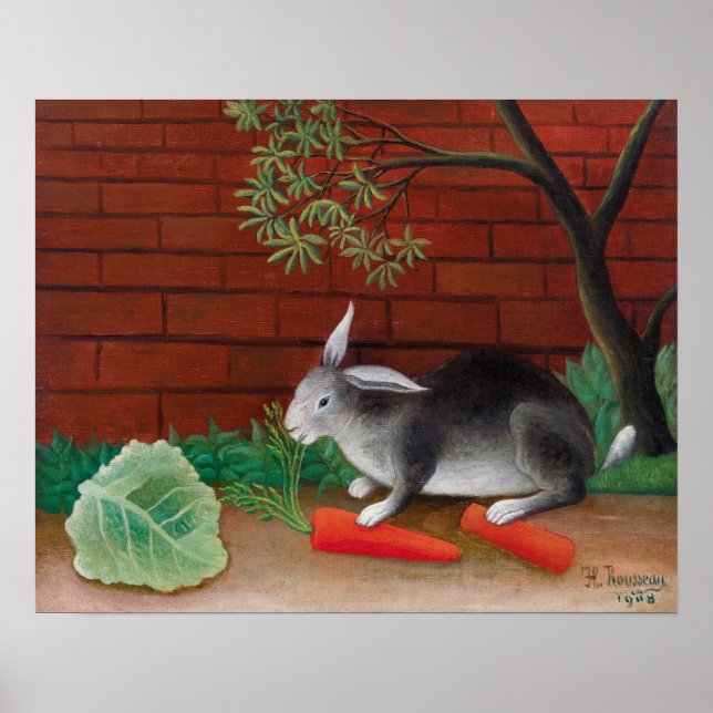 Poster Henri Rousseau - The Rabbit's Meal (Frente)